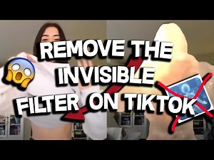 Tutorial 2022 | HOW TO REMOVE INVISIBLE BODY FILTER ON TIKTOK 👻