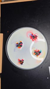 A simple Valentine’s Day science experiment 💗 Cotton pad hearts, milk, food coloring, and a drop of dish soap, and suddenly the colors come alive. So calming to watch and so easy to try at home. #valentinesdayactivity #kidsactivities #simpleexperiments #sensoryplay #scienceforkids | Nurturing Nuggets