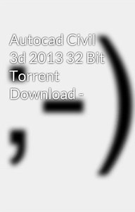 Autocad Civil 3d 2013 Download
