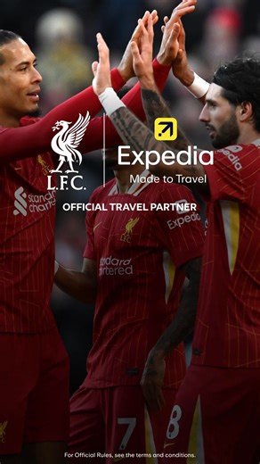Win tickets and travel to a Liverpool FC pre-season tour match! Join Expedia for the chance to win. NO PURCHASE NECESSARY. Ends 18 June 2025. For Official Rules, see the terms and conditions. | Liverpool FC