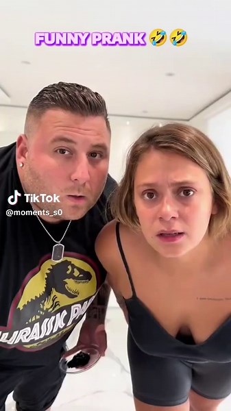 Nico и Daniela, Funny couple prank 😂❤️ He definitely didn’t expect THAT! #nicocapone #nicocaponecomedy #danielapintto #funnyvideo #couplevibes