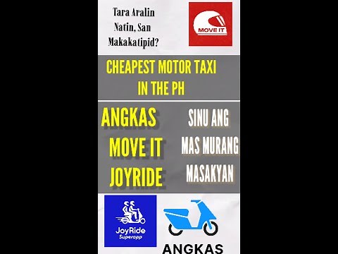 Angkas vs. Move It vs. JoyRide: Which is the Cheapest? | Detailed Comparison & Review