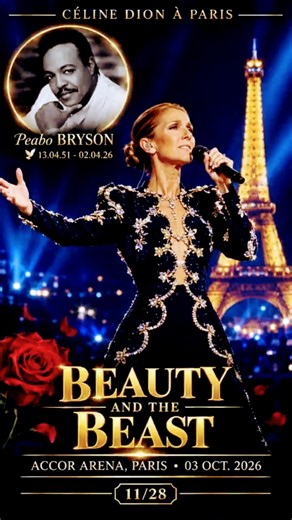 [11/28] 🇫🇷 CÉLINE DION – BEAUTY AND THE BEAST | La Belle et la Bête 🥀✨ Hommage à P. BRYSON #Shorts​