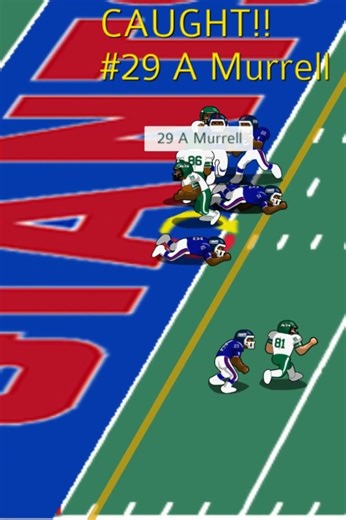 1995 Giants vs Jets (highlight) Adrian Murrell touchdown pass.