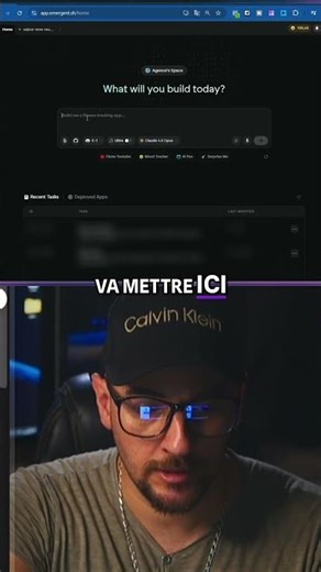 Créer une landing page sans coder grâce à un agent IA (Emergent.sh)