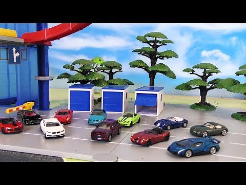 Spielzeugautos: Das coole Zauber Parkhaus / Vehicles for Kids
