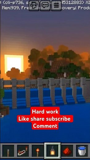 Building A Real Working Dam In Minecraft