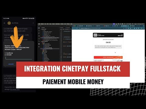 Intégration API Mobile Money — CinetPay Fullstack