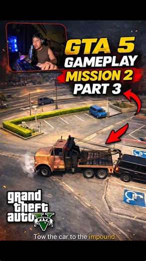 🚨 GTA 5 STORY MODE MISSION 2 PART 3 | TOW TRUCK MISSION! 🚗🔥
