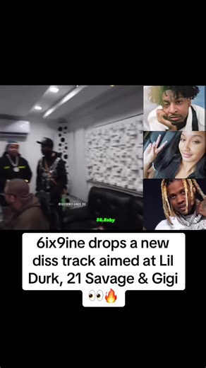 6ix9ine drops a new diss track aimed at Lil Durk, 21 Savage & Gigi 👀🔥 #6ix9ine #21savage #lildurk #kaicenat #TikTokCreatorSearchInsightsIncentive