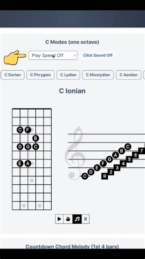 5.3K views · 146 reactions | The seven modes of the Major scale, also known as the "church modes." What's your favorite? #guitar #musictheory #guitarists | GuitarThinker.com | Facebook