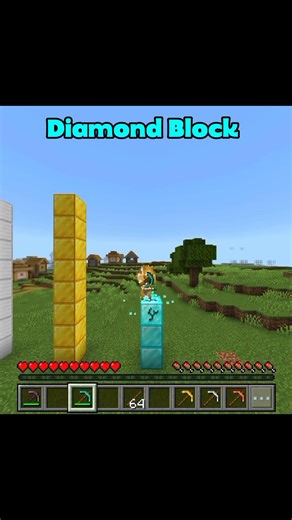 Minecraft block break time (world smallest violin) #minecraft #shorts