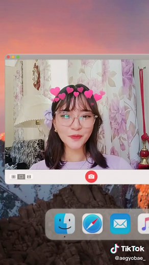 Adorable MacBook Heart Filter