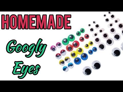 Homemade Googly Eyes | DIY Googly Eyes | How to make googly eyes