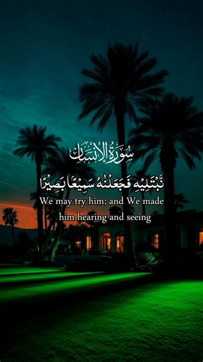 Surah Ad-Dahr (Al-Insan) Beautiful Heart Touching Quran Recitation ✨🥀🌊 #shorts #youtubeshorts #viral