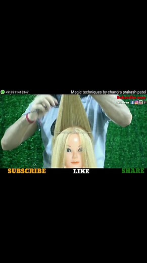 Puff with french roll hairstyle | Magic Techniques by chandra prakash patel