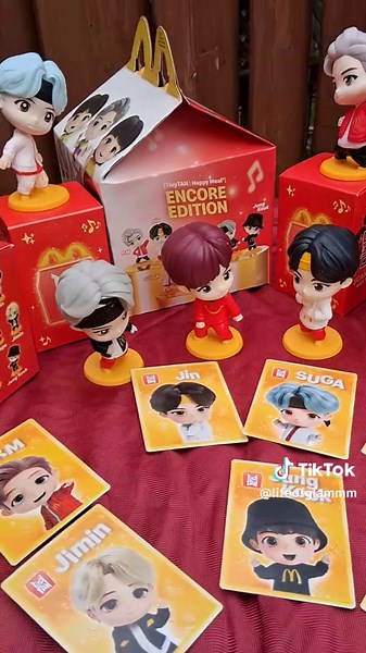 🎉 Mission Complete! 🎉 I’ve officially completed my BTS Toys – Encore Edition set! ❤️ It took some time and a lot of hunting, but I finally have both full sets in my collection! Feeling so happy (and a little proud 😄) to see them all together! 💫 . . . . . #BTS #fyp #viraltiktok #viral #ARMy