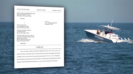 Microsoft data center; Milwaukee nonprofit sues Racine over water records