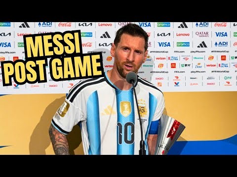Lionel Messi post match interview | Argentina defeats Austria 2-0 in World Cup 