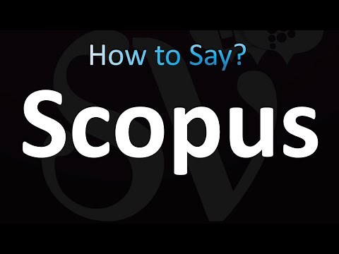How to Pronounce Scopus