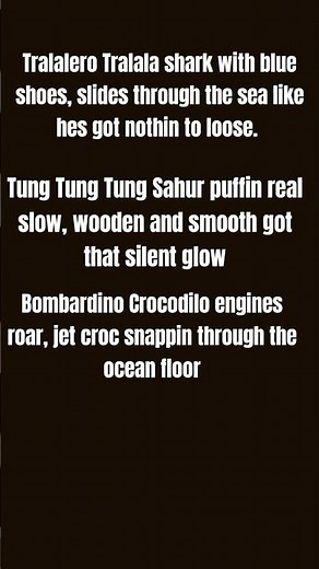 italian brainrot musical lyrics!