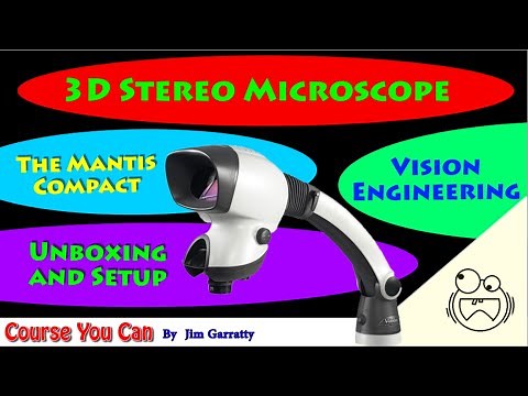 Unboxing The Mantis Compact 3D Stereo Microscope. Vision Engineering