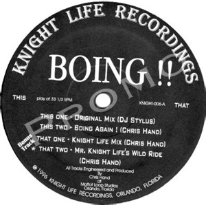 DJ Stylus / Chris Hand - Boing !!