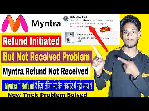 Myntra Refund Not Received Problem | Myntra Refund Initiated But Not Received Problem #CIBOX1