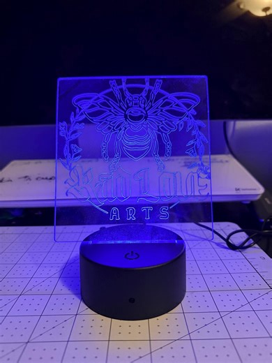 Customizable Acrylic Sign With LED Lights - Etsy