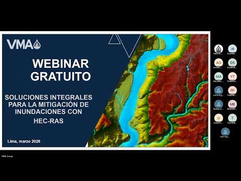Webinar de modelamiento hidráulico con HEC-RAS 2D - VMA Group Capacitaciones