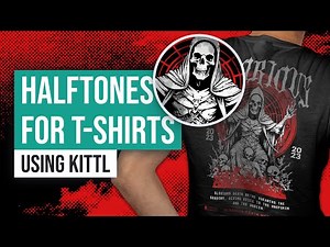 Easily Apply Halftone Textures To T-Shirt Designs With One Click