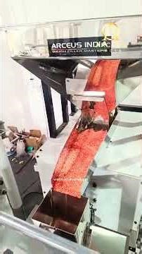 Masoor Dal Pouch Packing in a Single-Head Vertical Form-Fill-Seal Machine #vffsmachine