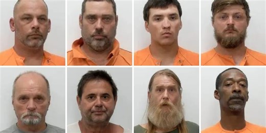 8 men arrested in connection with human trafficking investigation in southern Ill.