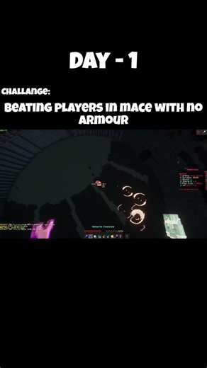 Mace pvp with no armour day 1