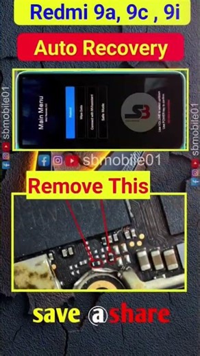 Redmi 9a 9c auto recovery mode solution please follow me for mor update 🙁and information thanks❤🌹🙏