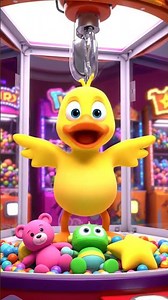 “Duckie’s Lucky Win! 3 Plushies in One Grab 🎯 | Pixar Style Short Film”#duckies #cuteanimals