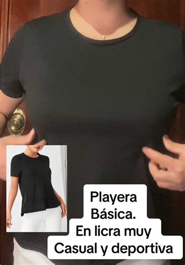 Playera básica deportiva mujer #ropadeportiva #playeras #tiktokshop #modafemininatiktok #gym