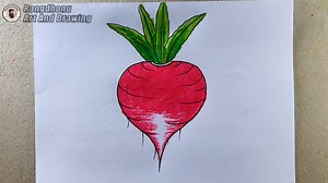 19K views · 94 reactions | How to Draw and Color a Turnip Step by Step | Salgom Art | Rongdhonu Art and Drawing | Facebook