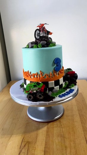 Monster Truck Cake Decorating Video