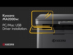 Kyocera MA2000w PC/Mac USB Driver Installation