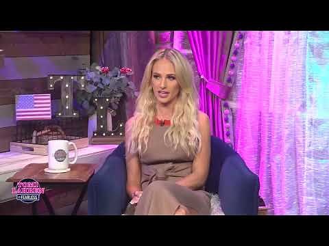 Tomi Lahren Hot Legs in a Peek-A-Boo Slit on Outkick