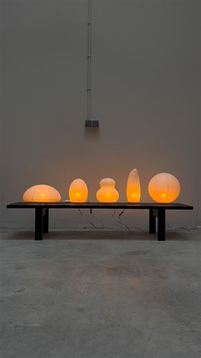 JUKI on Instagram: "New in from Japan are these amazing washi paper lamps designed by Shigero Uchida. Called the Paper Moon, we have five different models available 🎌"