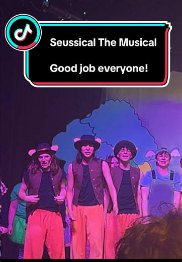 Seussical The Musical. Good job everyone. Glenpool School #drseuss #catinthehat #seussicalthemusical