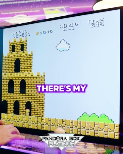 Arcade Game vs. Super Mario Bros. on Pandora Box #shorts