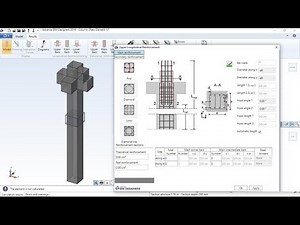 13 ARCH POST - Calculation of the reinforcement of the most stressed post