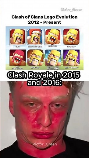 Clash of Clans LOGO evolution! 💀