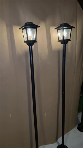 Solar powered outdoor lights #solarlight#solarlights #porchlight #patiolights