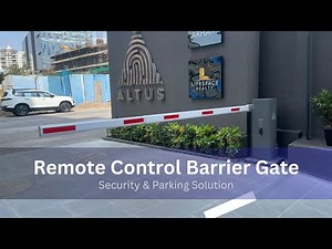 Speed-Adjustable Barrier Gate for Convenient Parking | Best barrier gate | Remote control gate
