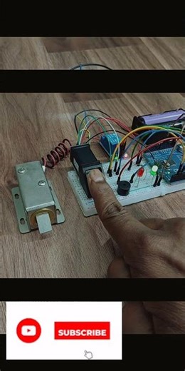 fingerprint_based_door_lock_using_arduino_, ❤️😍❤️🔐_#arduino(1080p)