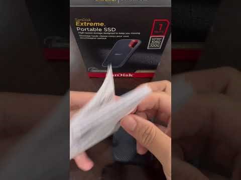 SanDisk 1TB Extreme Portable SSD: Unboxing and How To Use